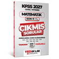  KPSS Genel Yetenek Lisans Matematik Konularına Göre Son 11 Yıl Çıkmış Sorular Yediiklim Yayınları 2027