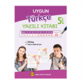  5. Sınıf Türkçe Yazılı Kitabı Sadık Uygun Yayınları