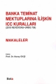 Banka Teminat Mektuplarına İlişkin ICC Kuralları (Makaleler) - Nuray Ekşi