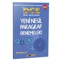  DGS Yeni Nesil Paragraf Denemeleri 9x20 Kariyer Meslek Yayınları
