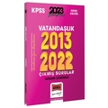 KPSS Vatandaşlık 2013-2022 Tamamı Çözümlü Çıkmış Sorular Yargı Yayınları 2023