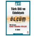  YKS AYT Türk Dili ve Edebiyatı Konu Tarama Fasikülleri Ölçüm Serisi Delta Kültür Yayınları