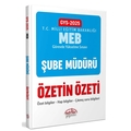  GYS Milli Eğitim Bakanlığı Şube Müdürlüğü Özetin Özeti Editör Yayınları 2025