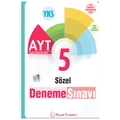 YKS AYT 5 Sözel Deneme Sınavı Palme Yayınları
