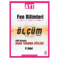  YKS AYT Fen Bilimleri Konu Tarama Fasikülleri Ölçüm Serisi Delta Kültür Yayınları