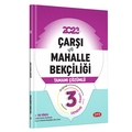 Çarşı ve Mahalle Bekçiliği Sınavı Tamamı Çözümlü 3 Deneme Sınavı Data Yayınları 2023