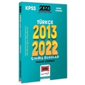  KPSS Türkçe 2013-2022 Tamamı Çözümlü Çıkmış Sorular Yargı Yayınları 2023