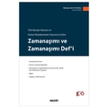  Zamanaşımı ve Zamanaşımı Def'i - Mehmet Akif Tutumlu