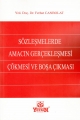  Sözleşmelerde Amacın Gerçekleşmesi, Çökmesi ve Boşa Çıkması - Ferhat Canbolat
