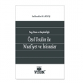 Vergi, Resim ve Harçlarla İlgili Özel Usuller ile Muafiyet ve İstisnalar - Salahaddin Kardeş