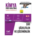  Üniversiteye Hazırlık Kimya Sıvı Çözeltiler ve Çözünürlük Soru Fasikülü Çap Yayınları