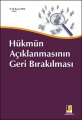 Hükmün Açıklanmasının Geri Bırakılması - Ali İhsan İpek