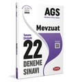  AGS Mevzuat Tamamı Çözümlü 22 Deneme Sınavı Data Yayınları 2025
