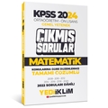 KPSS Ortaöğretim Önlisans Matematik Konularına Göre Çıkmış Sorular Yediiklim Yayınları 2024