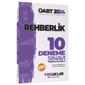 ÖABT Rehberlik Öğretmenliği Tamamı Çözümlü 10 Deneme Yediiklim Yayınları 2024