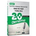 ÖABT Türk Dili Edebiyatı Eski ve Yeni Türk Dili 20 Deneme Çözümlü Yaşar Hoca Edebiyat TV Yayınları 2021