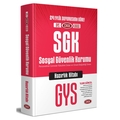 Sosyal Güvenlik Kurumu SGK GYS Hazırlık Kitabı Data Yayınları 2022