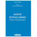  Kanuni İhtiyaçlarımız - Celal Nuri İleri