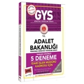  Adalet Bakanlığı GYS İdari İşler Müdürü Kadrosu İçin 5 Deneme Yargı Yayınları 2025