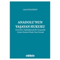 Anadolu'nun Yaşayan Hukuku - Celal Güngördü