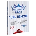 ÖABT İlköğretim-Lise Matematik 10 Deneme Çözümlü Cengiz Çınar Kuzey Akademi Yayınları 2021