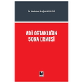  Adi Ortaklığın Sona Ermesi - Mehmet Buğra Akyıldız