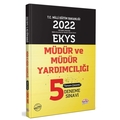 MEB EKYS Müdür ve Müdür Yardımcılığı Tamamı Çözümlü 5 Deneme Sınavı Data Yayınları 2022