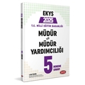 MEB EKYS Müdür ve Müdür Yardımcılığı 5 Deneme Sınavı Data Yayınları 2024