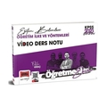  KPSS Eğitim Bilimleri Öğretmenler Ekibi Öğretim İlke ve Yöntemleri Video Ders Notları Yargı Yayınları 2023