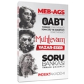  MEB AGS ÖABT Türkçe-Türk Dili Edebiyatı Muhtevam Yazar Eser Soru Bankası İndeks Akademi Yayınları 2025