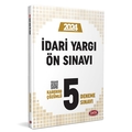 İdari Yargı Ön Sınavı 5 Deneme Sınavı Karekod Çözümlü Data Yayınları 2024