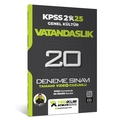  KPSS Genel Kültür Atölye Serisi Vatandaşlık Tamamı Video Çözümlü 20 Deneme Sınavı Yediiklim Yayınları 2025