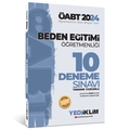 ÖABT Beden Eğitimi Öğretmenliği Tamamı Çözümlü 10 Deneme Sınavı Yediiklim Yayınları 2024