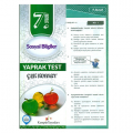 7. Sınıf Sosyal Bilgiler Çek Kopar Yaprak Test Kampüs Yayınları