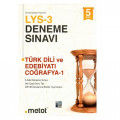 LYS 3 Türk Dili ve Edebiyatı Coğrafya 5 li Deneme Sınavı Metot Yayınları