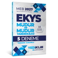  MEB EKYS Müdür ve Müdür Yardımcılığı Tamamı Çözümlü 5 Deneme Yediiklim Yayınları 2027