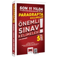  Son 11 Yılda KPSS DGS ALES TYT MSÜ EKPSS AGS Paragrafta Kullanılan Önemli Sınav Kelimeleri Yargı Yayınları