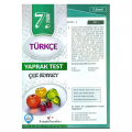 7. Sınıf Türkçe Çek Kopar Yaprak Test Kampüs Yayınları