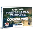 KPSS Haritalarla Türkiye Coğrafyası Hem Konu Hem Soru Yediiklim Yayınları 2024
