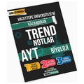 YKS AYT Biyoloji Hacettepe Üniversitesini Kazandıran Trend Notlar Trend Akademi Yayınları 2021
