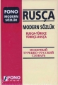  Rusça Modern Sözlük (Rusça  Türkçe / Türkçe  Rusça) Fono Yayınları