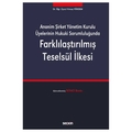 Farklılaştırılmış Teselsül İlkesi - Yılmaz Yördem