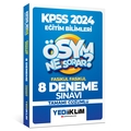  KPSS Eğitim Bilimleri 8 Fasikül Deneme Yediiklim Yayınları 2024