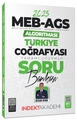  MEB AGS Algoritması Türkiye Coğrafyası Soru Bankası İndeks Akademi Yayınları 2025