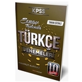 KPSS Türkçe 10 Deneme Çözümlü Mahmut Kurnaz Destek Kariyer Yayınları 2021