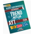  YKS AYT Fizik İstanbul Teknik Üniversitesini Kazandıran Trend Notlar Trend Akademi Yayınları 2021
